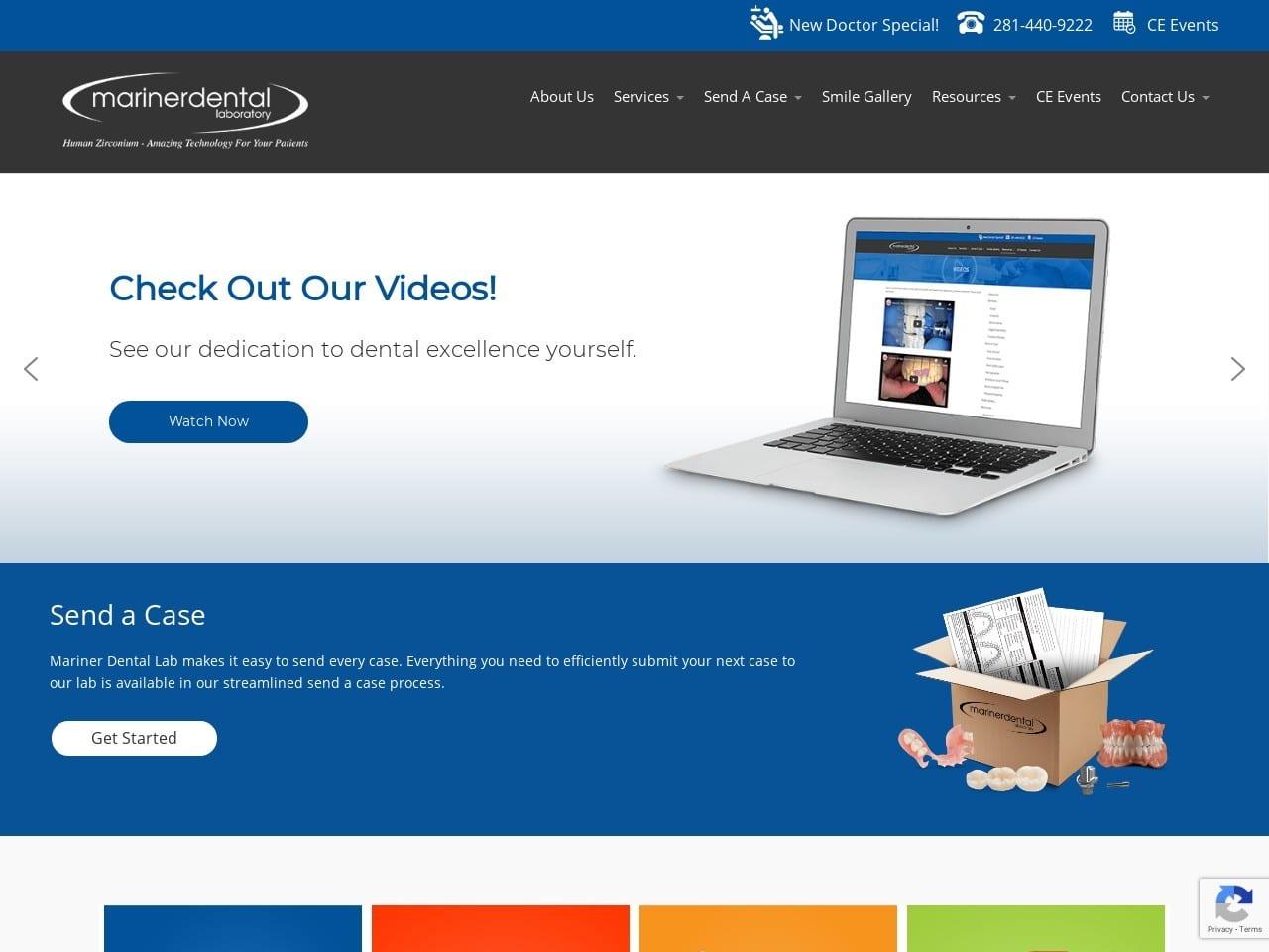Mariner Dental Laboratory screenshot