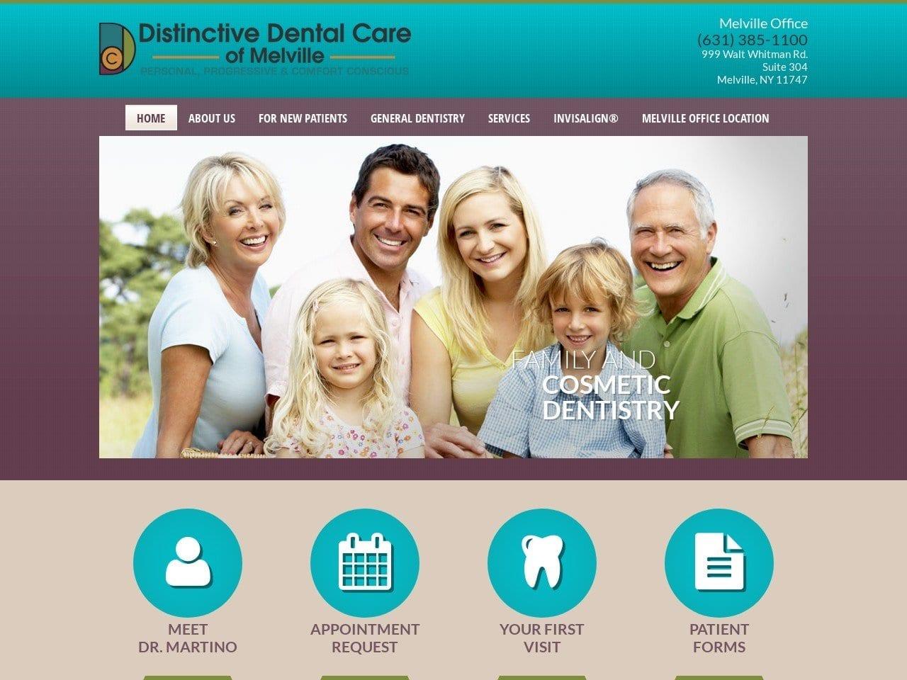 Distinctive Dental Care of Melville screenshot