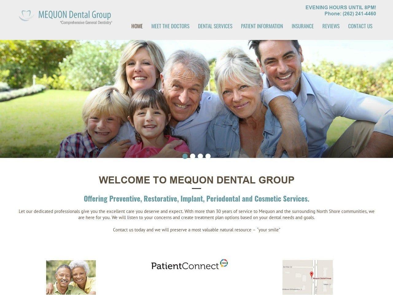 Mequon Dental Group screenshot