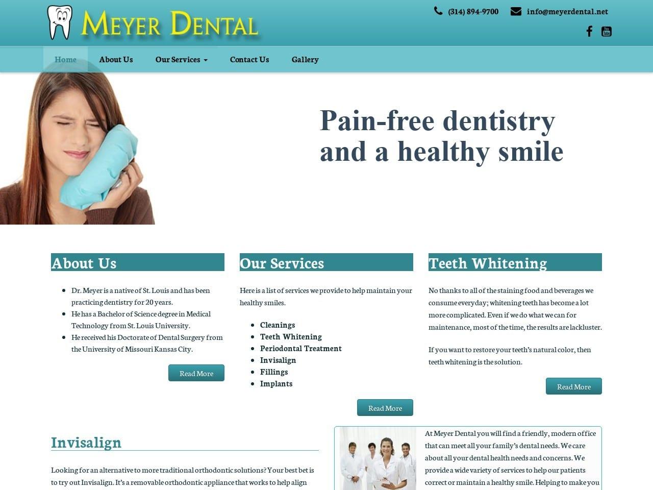 Meyer Dental screenshot