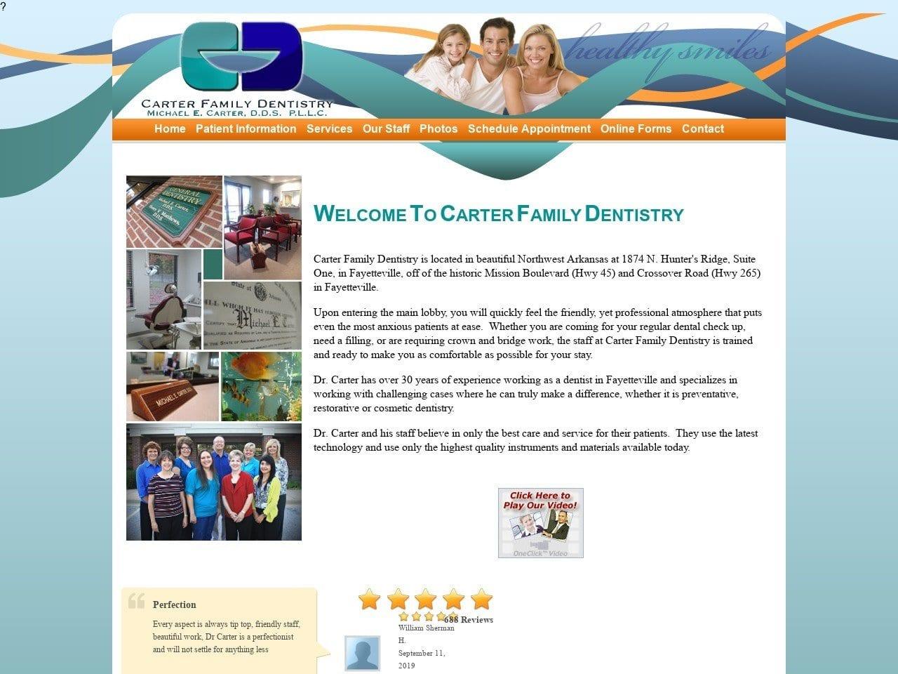 Michael E. Carter DDS screenshot