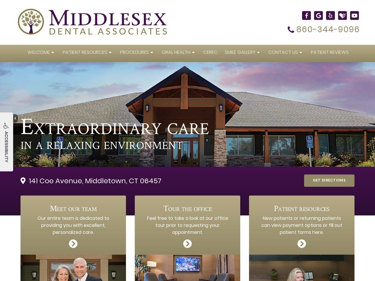 Middlesex Dental Associates screenshot
