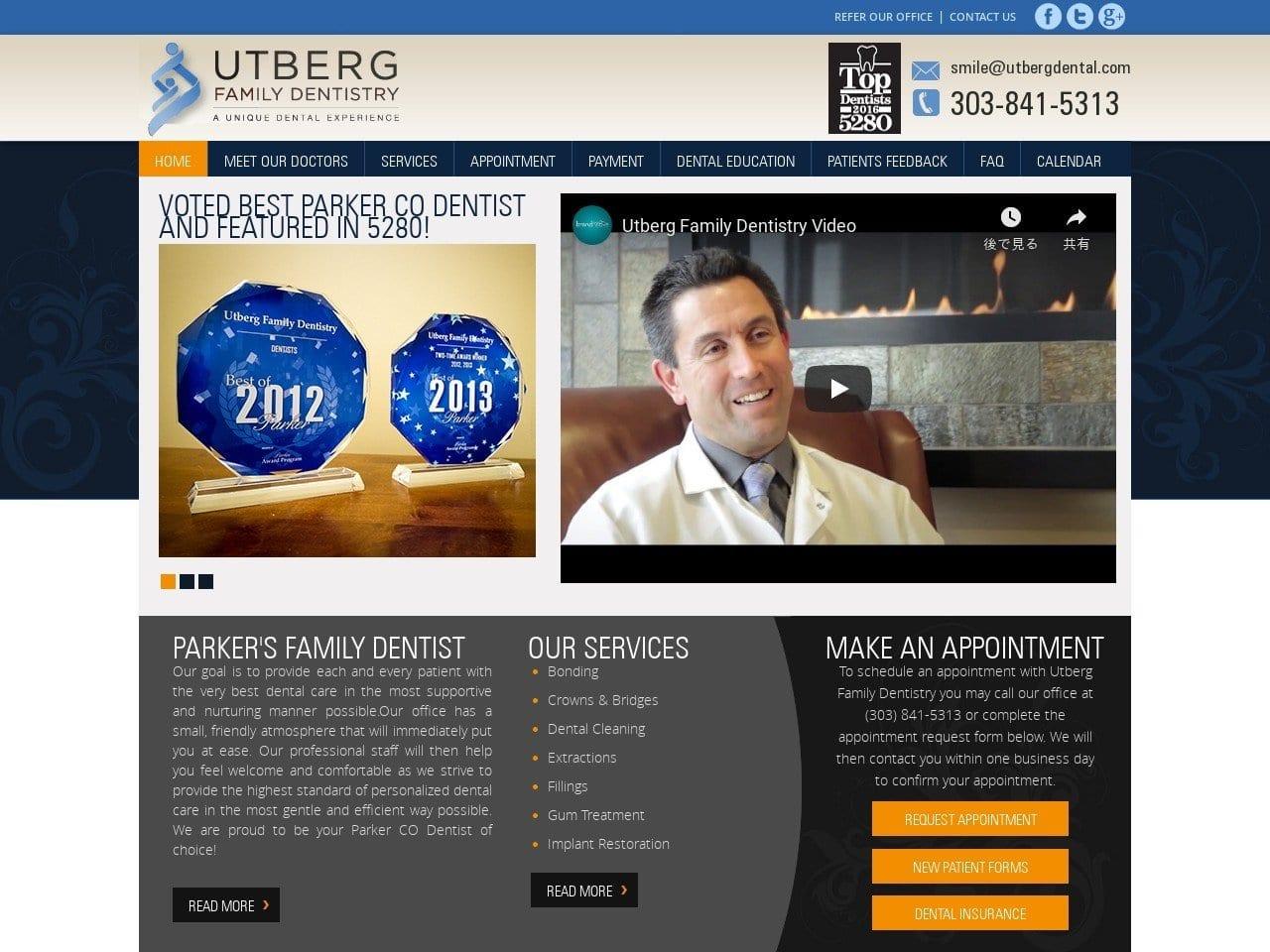 Utberg Robert F DDS
