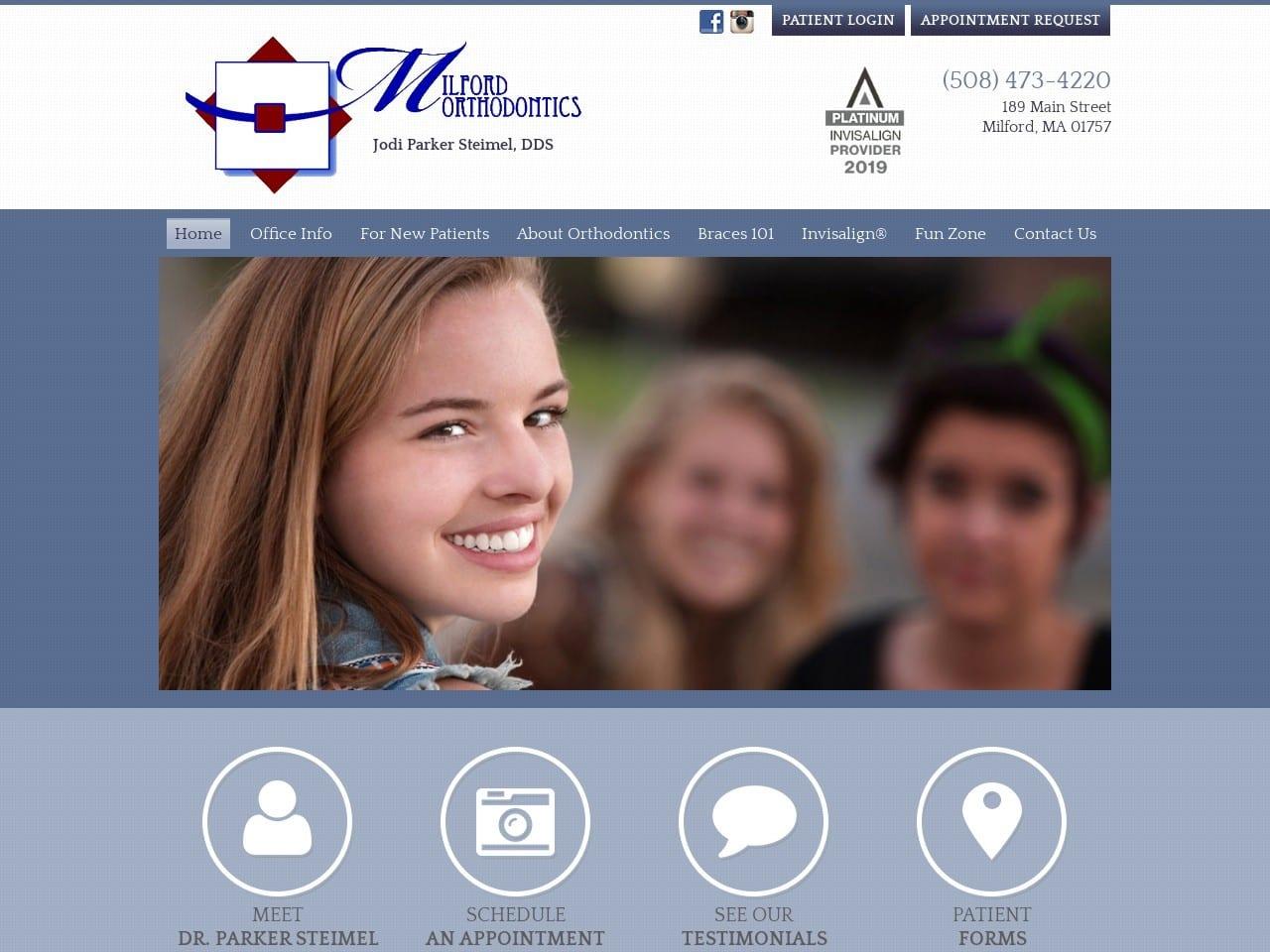 Milford Orthodontic Associates screenshot