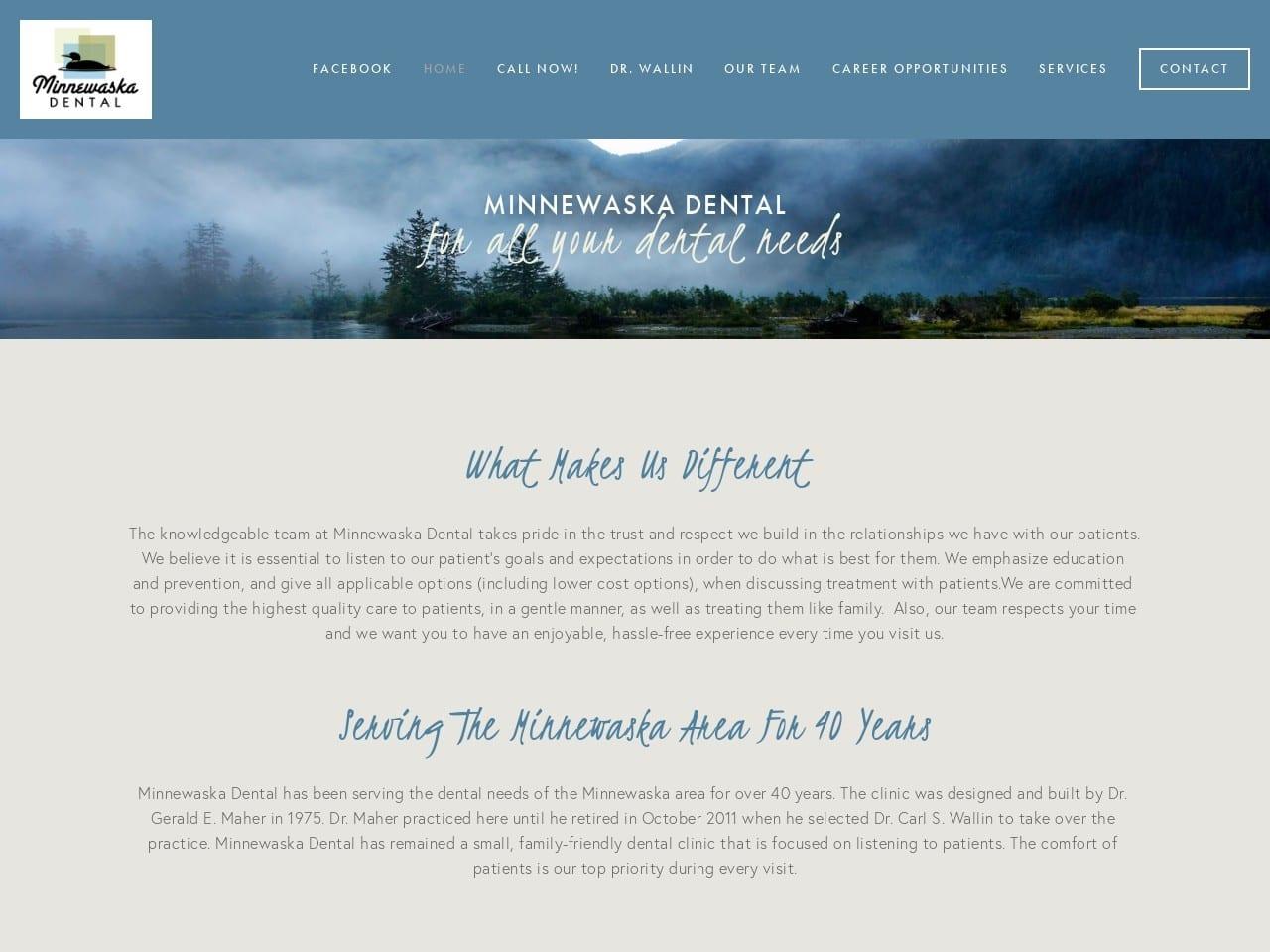 Minnewaska Dental Clinic screenshot