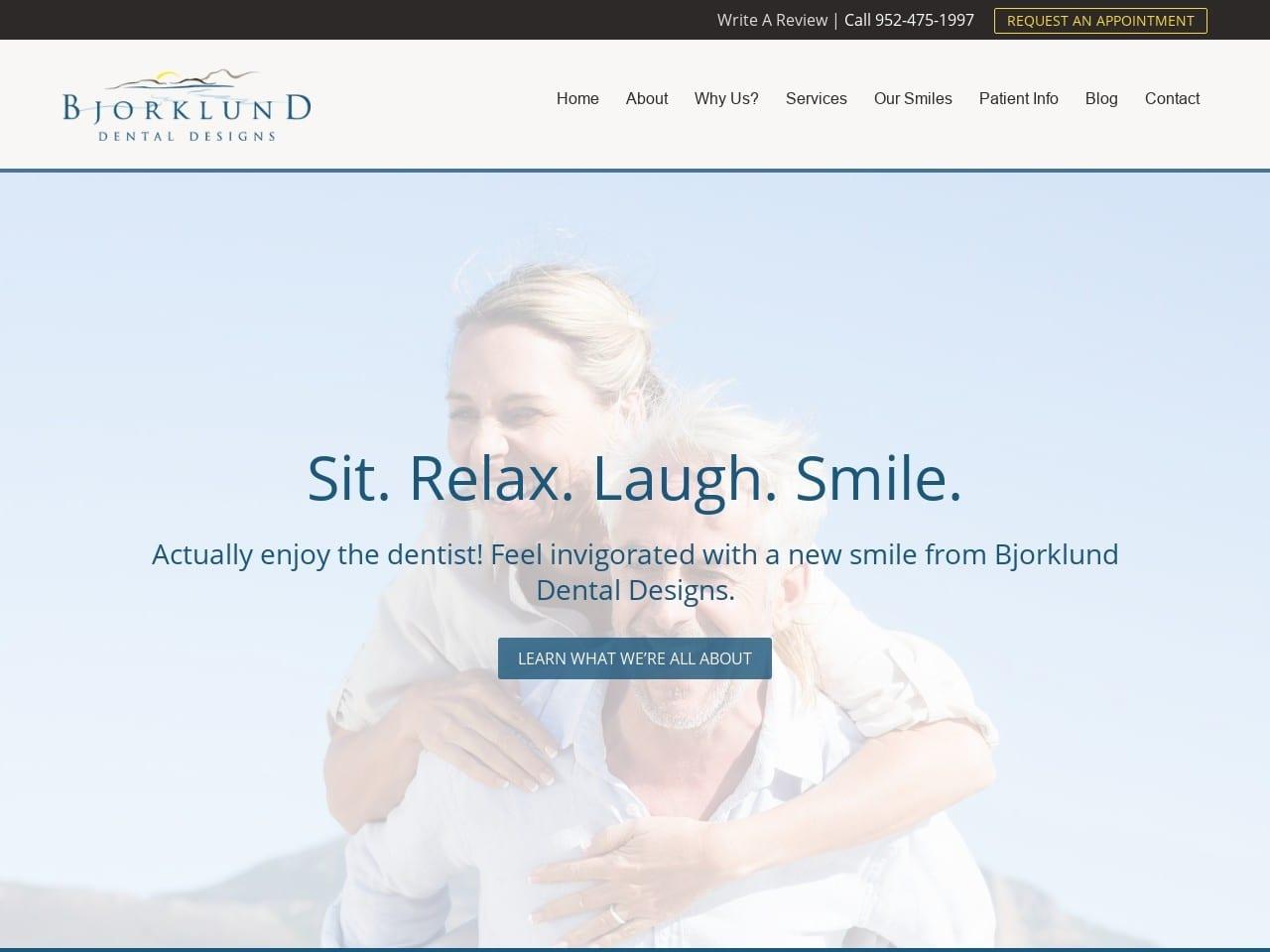 Bjorklund Dental Designs screenshot