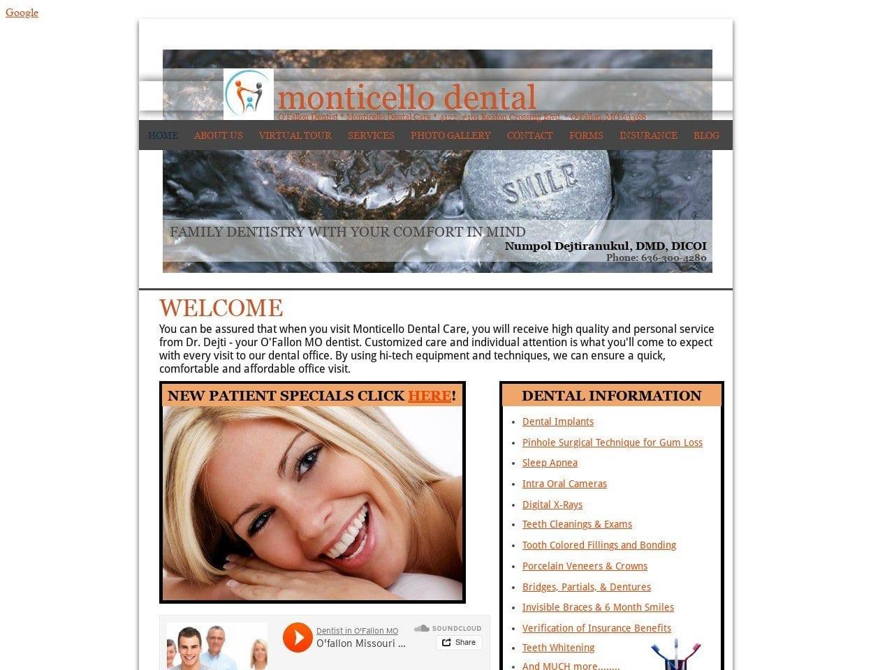 Monticello Dental Care screenshot