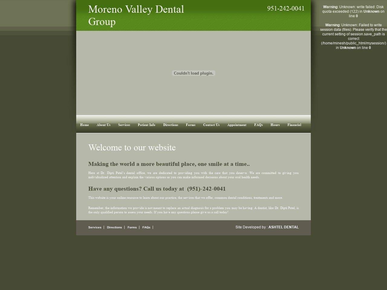Dipti M Patel DDS screenshot