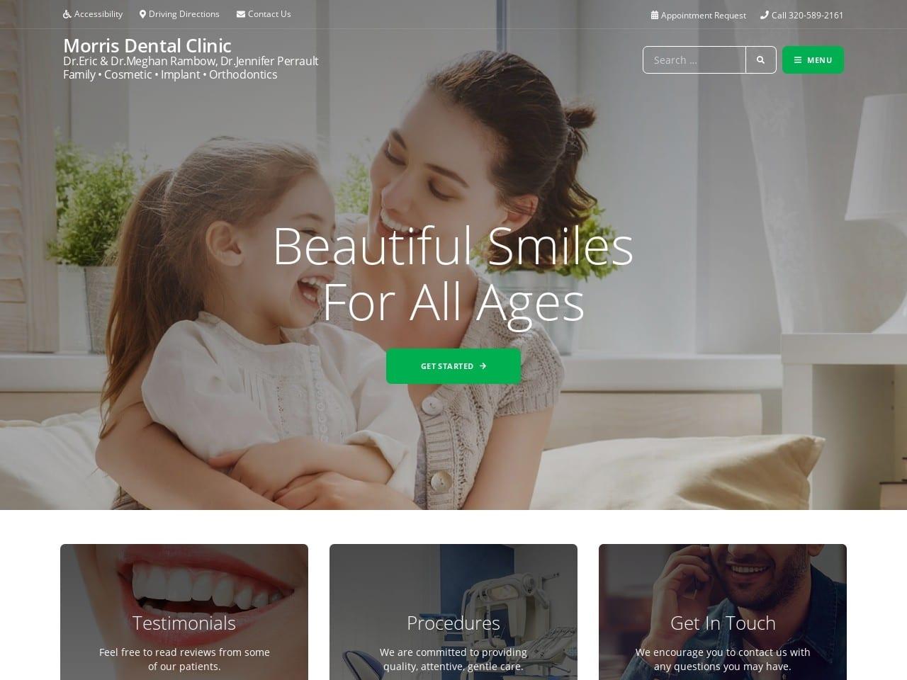 Morris Dental Clinic screenshot