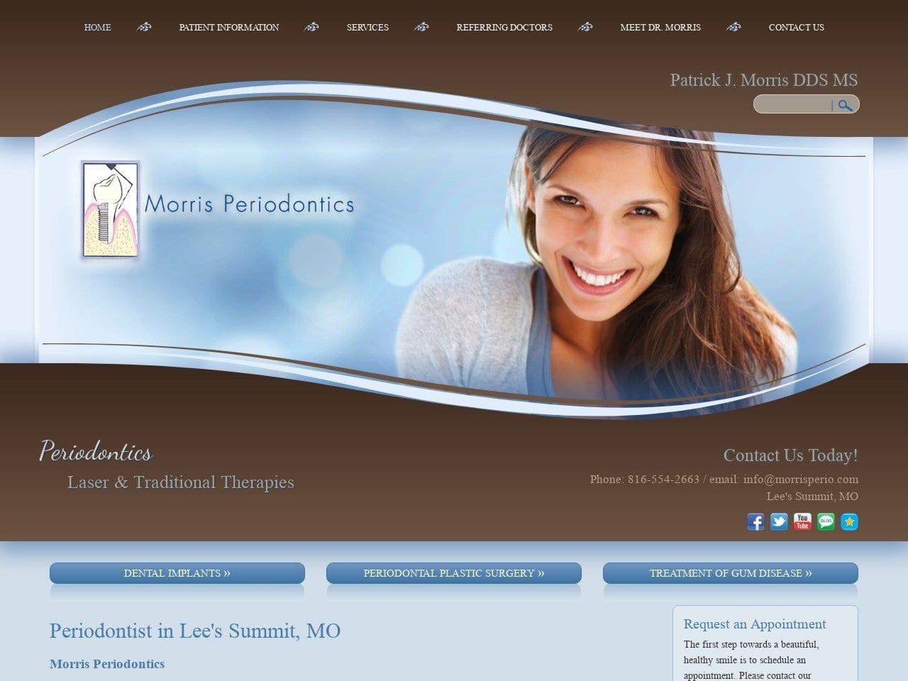 Morris Periodontics screenshot