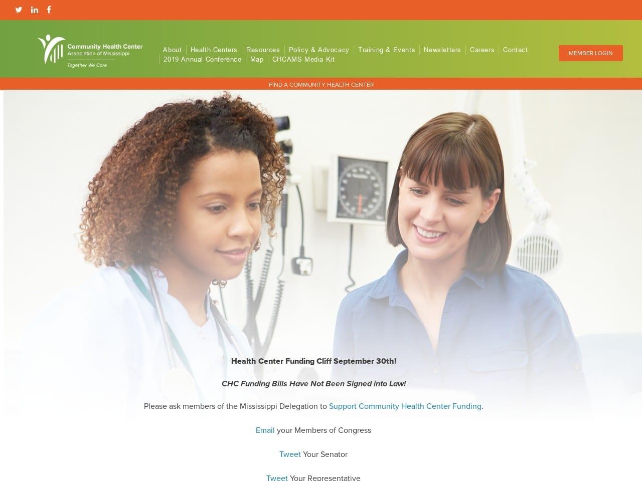 Community Health Center Association of Mississippi screenshot
