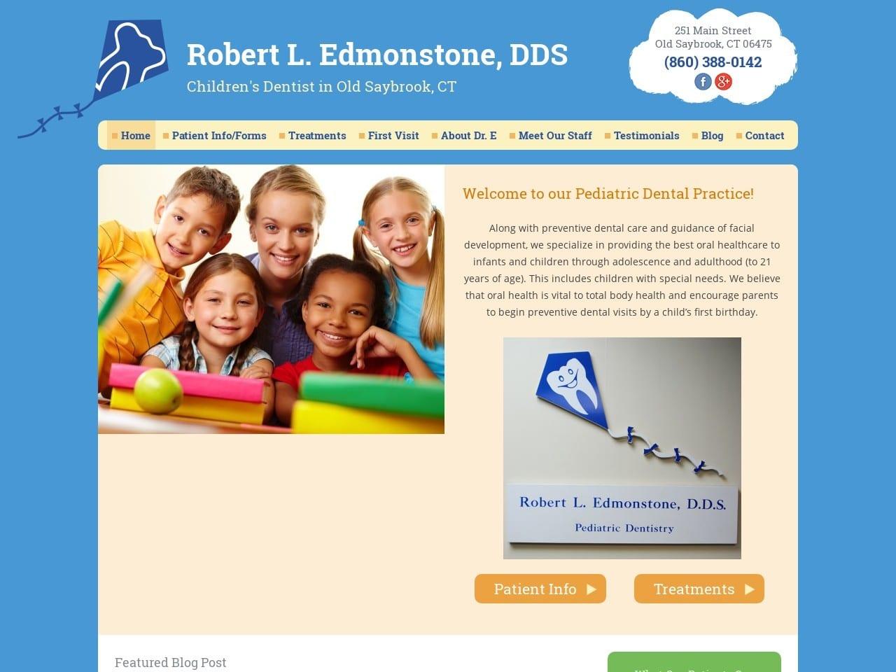 Dr. Robert L. Edmonstone DDS screenshot