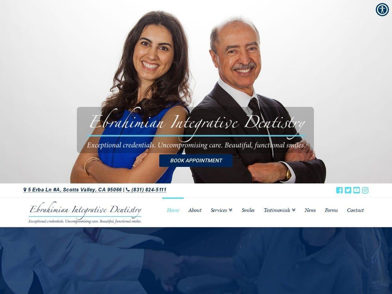 Dr. Ariana Ebrahimian DDS screenshot