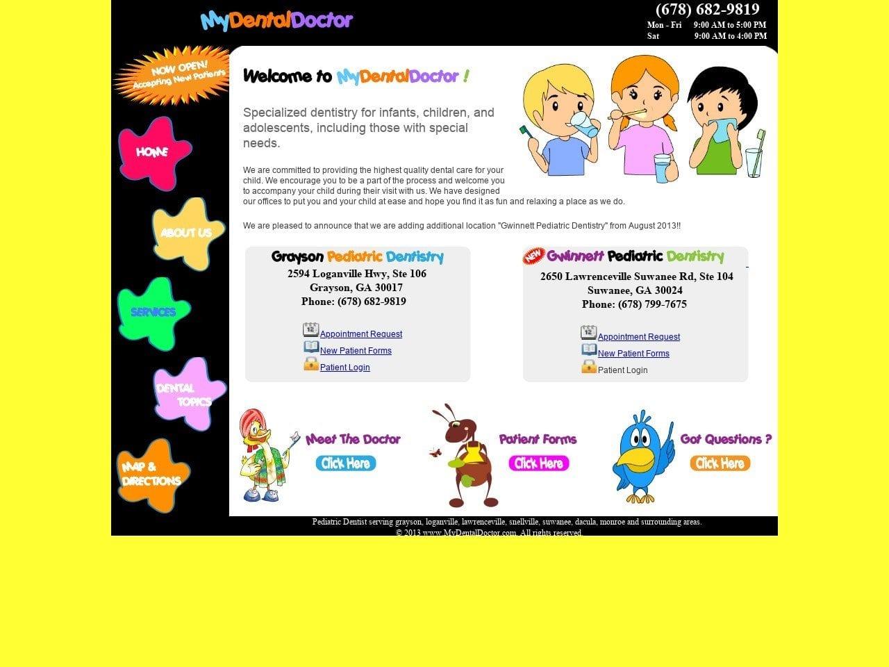 Grayson Pediatric Dentistry screenshot