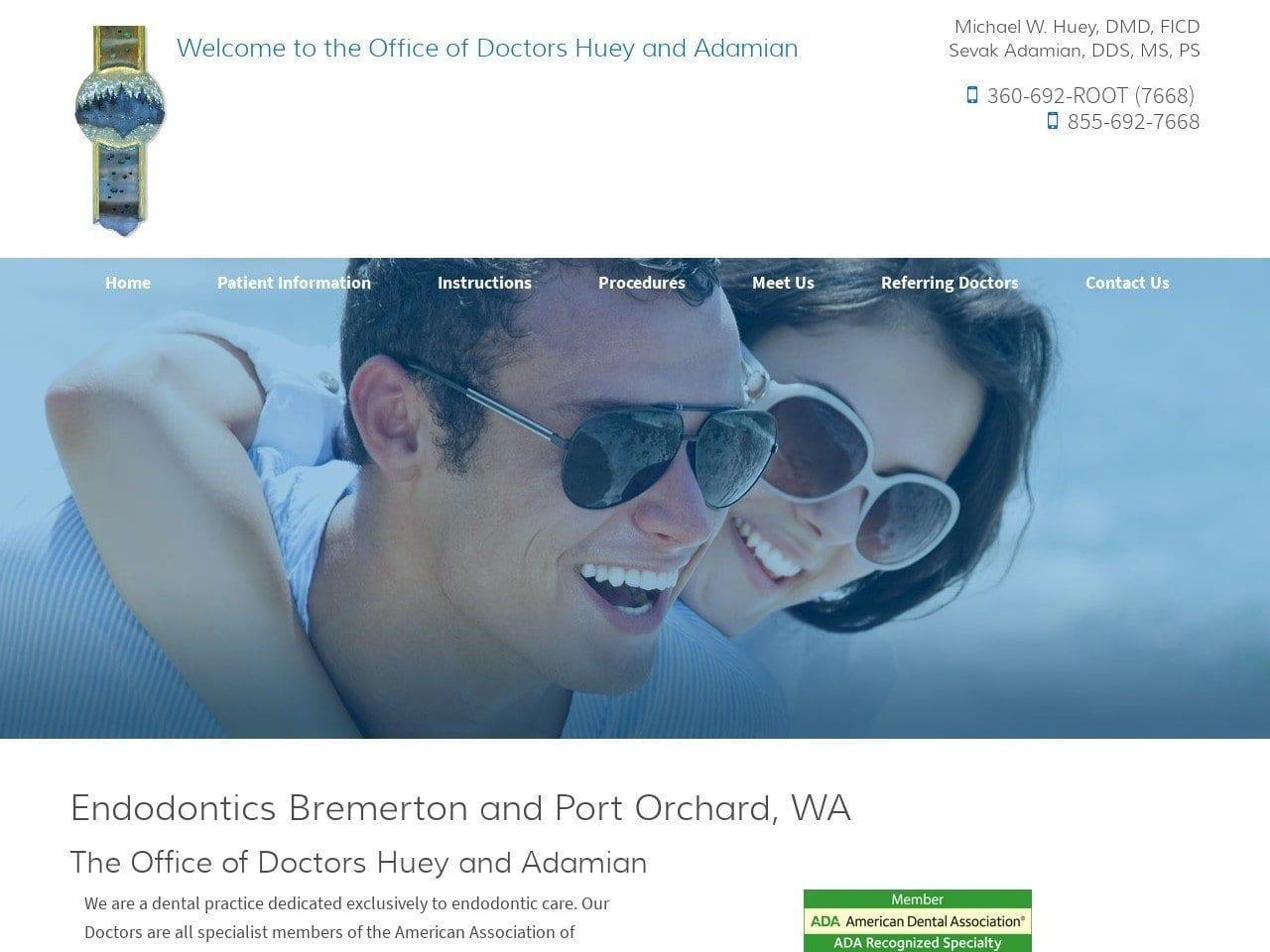 Dr. Michael W. Huey DMD screenshot