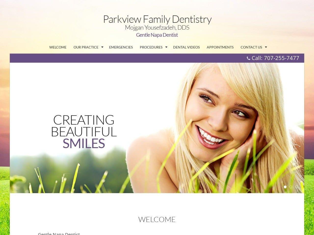 Parkview Family Dentristry Mojgan Yousefzadeh screenshot