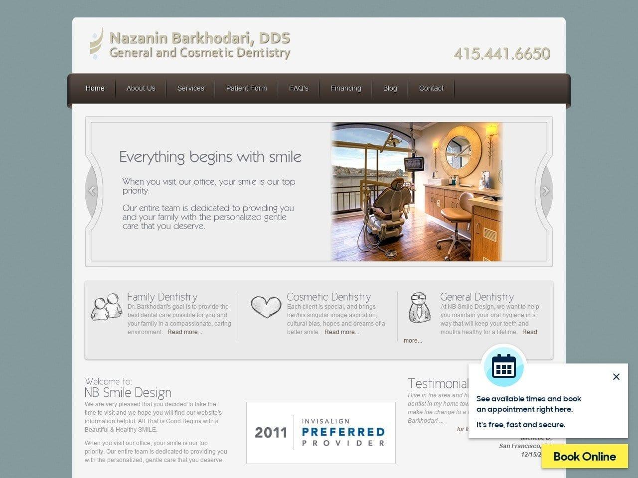 Nazanin Barkhodari DDS screenshot