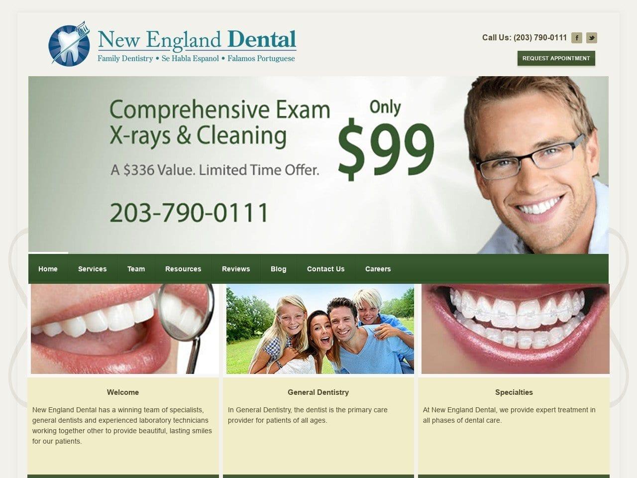 New England Dental LLC screenshot