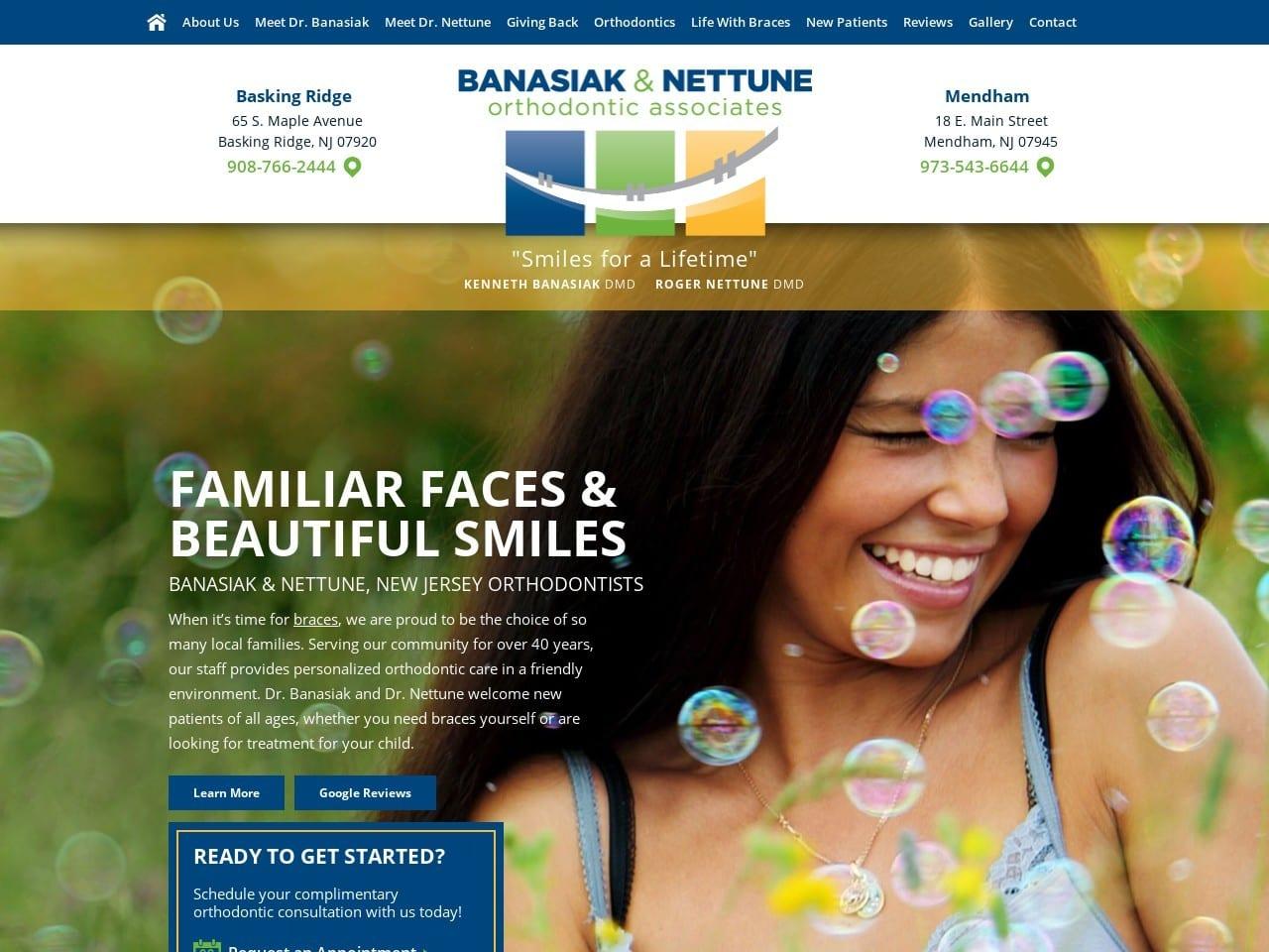 Nettune & Banasiak Orthodontic Banasiak Kenneth Dd screenshot