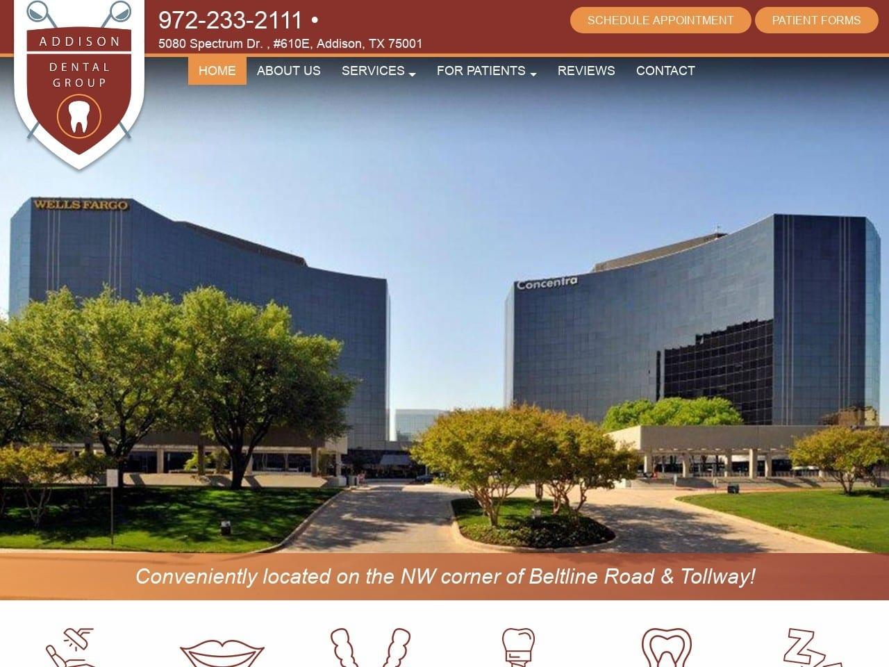 Addison Dental Group screenshot