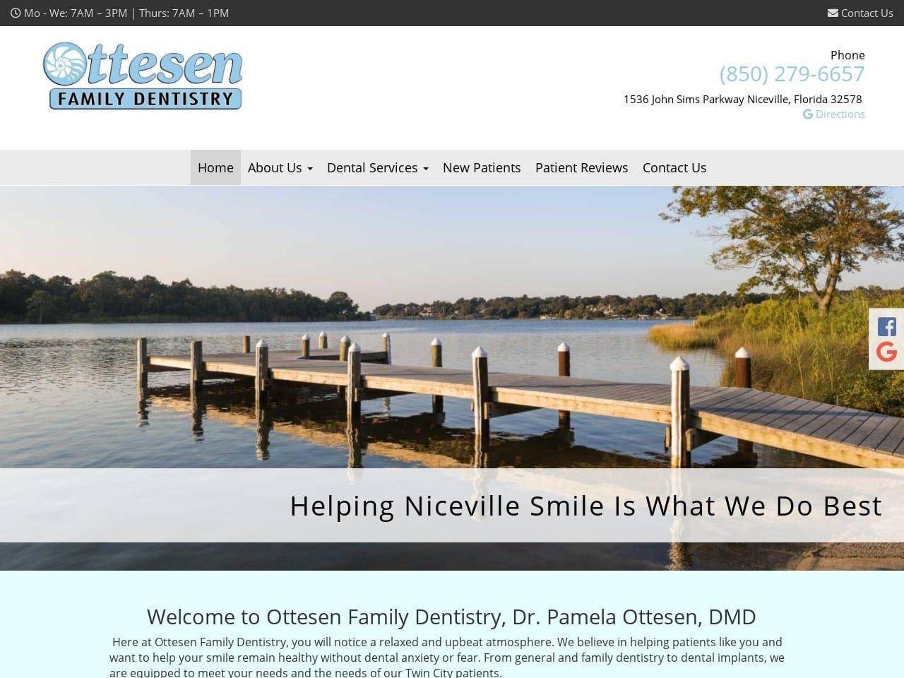Ottesen Family Dentistry screenshot