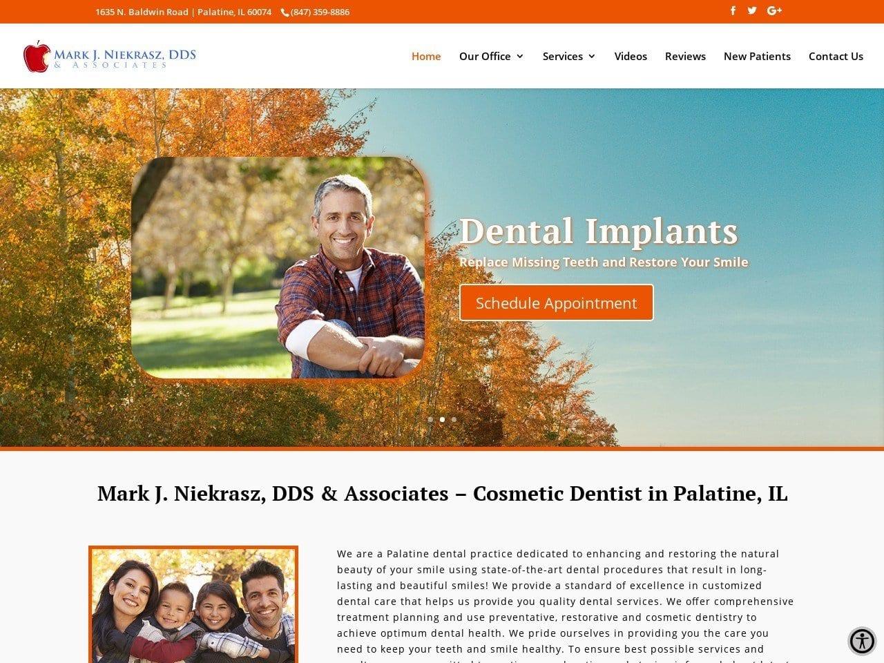 Dr. Mark J. Niekrasz, DDS screenshot