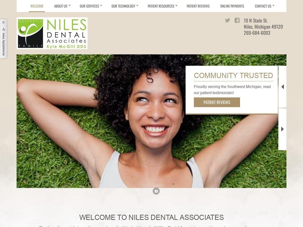 Niles Dental Associates Kyle McGill DDS