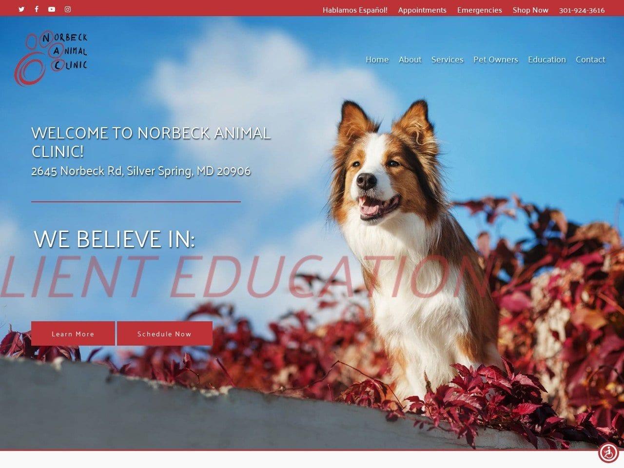Norbeck Animal Clinic screenshot