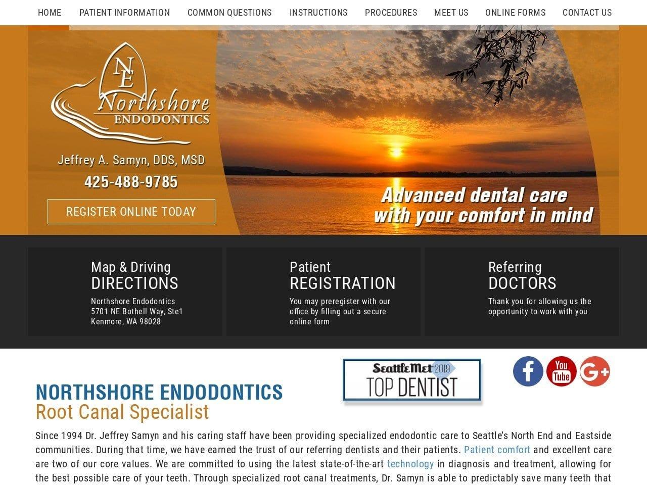Samyn Jeffrey A. DDS MSD screenshot