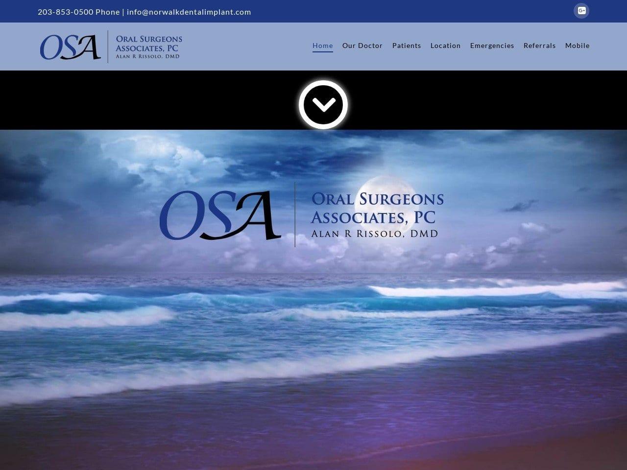 Oral Surgeons Associates PC screenshot