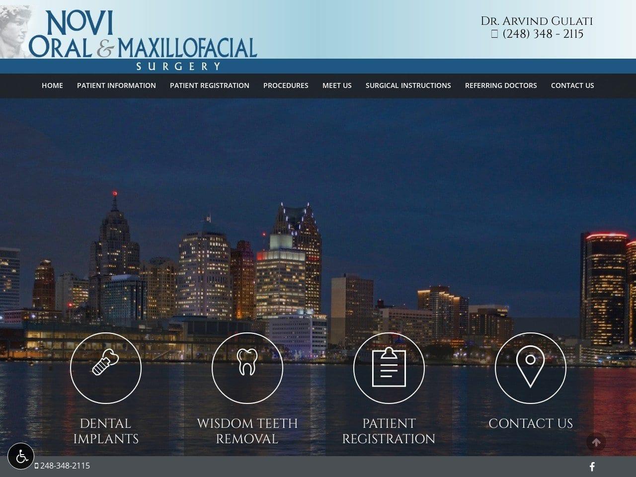 Novi Oral & Maxillofacial: Gulati Arvind DDS screenshot