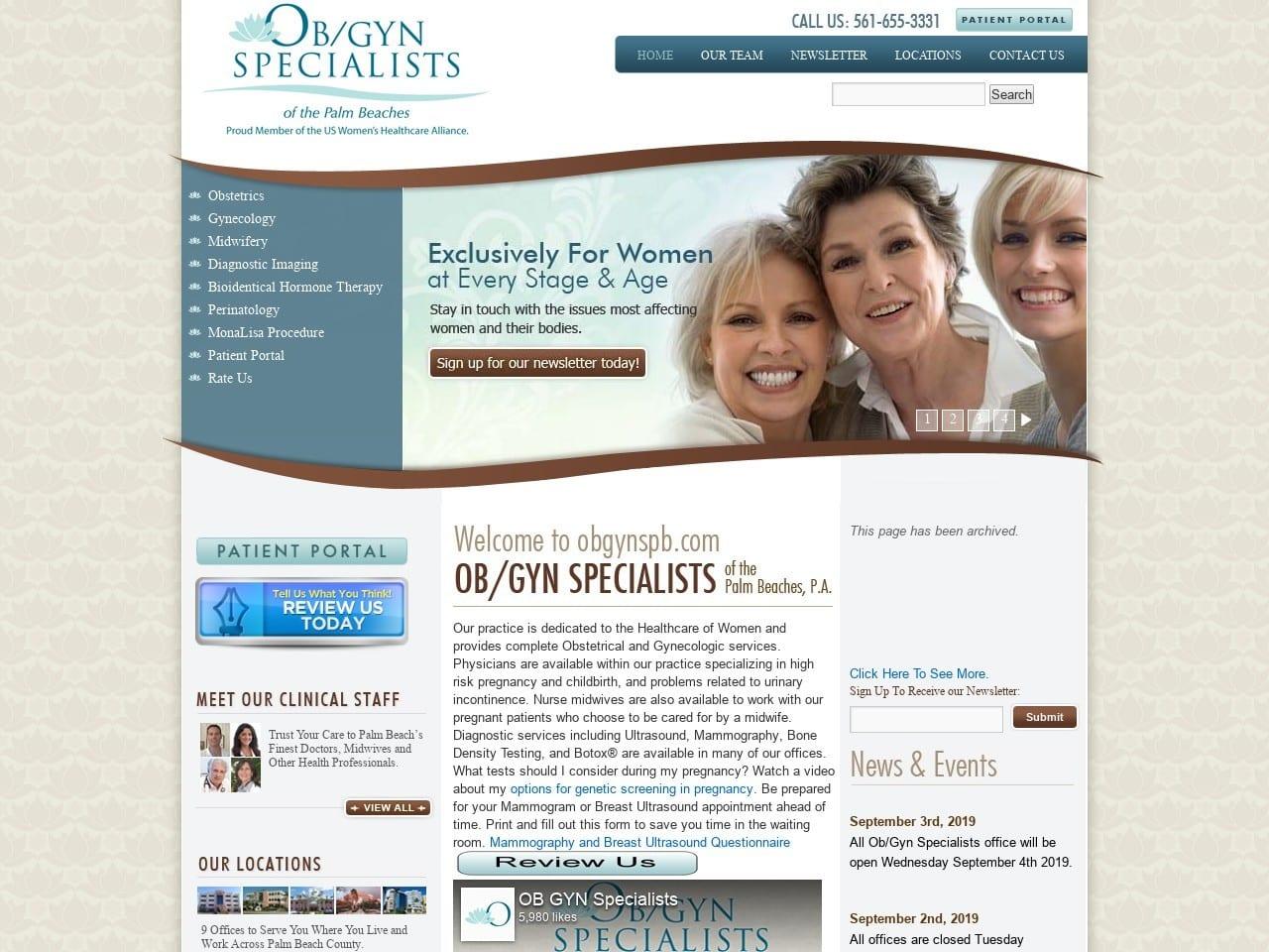 Ob/Gyn Specialists screenshot