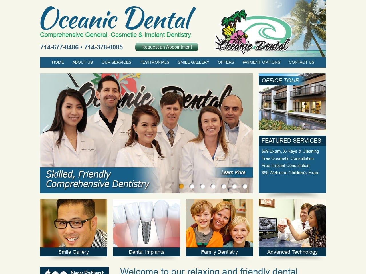 Oceanic Dental screenshot