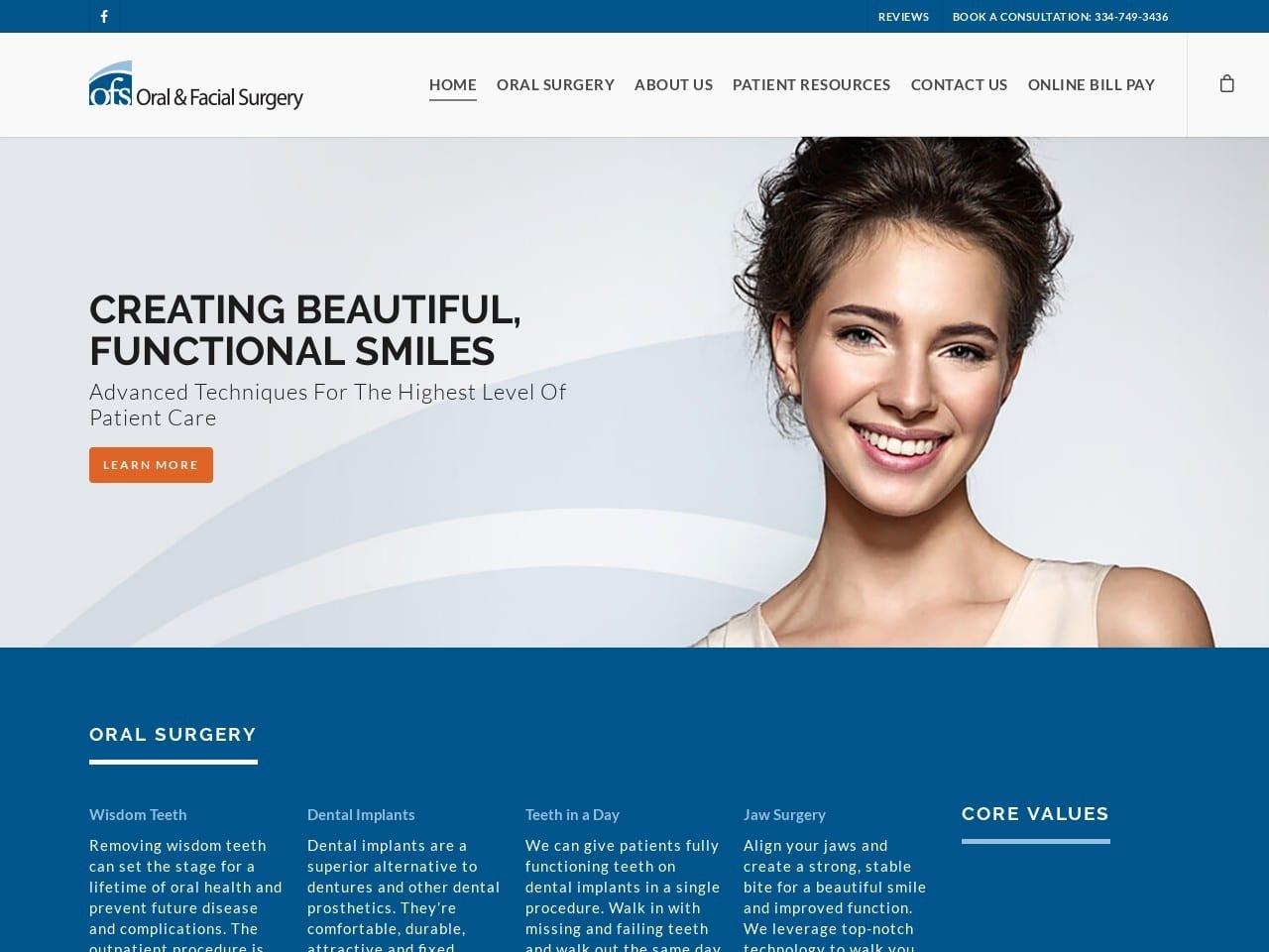 Oral & Facial Surgery of East Alabama LLC screenshot
