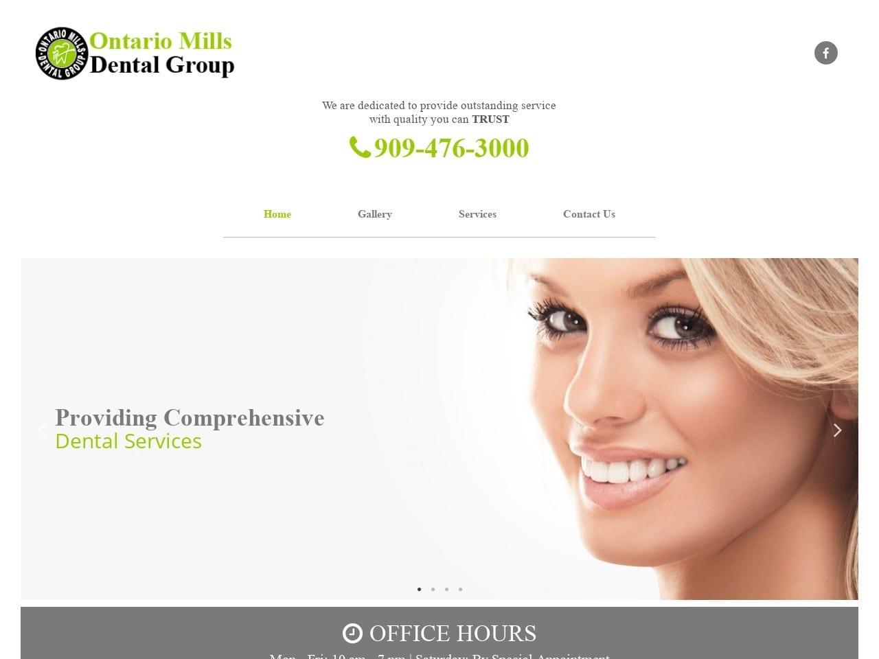 Ontario Mills Dental Group screenshot