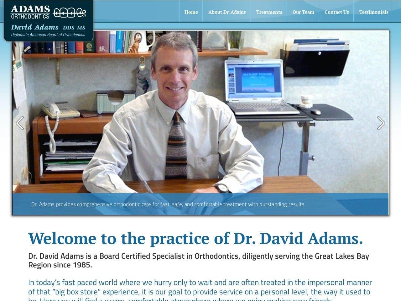 Adams David M DDS screenshot