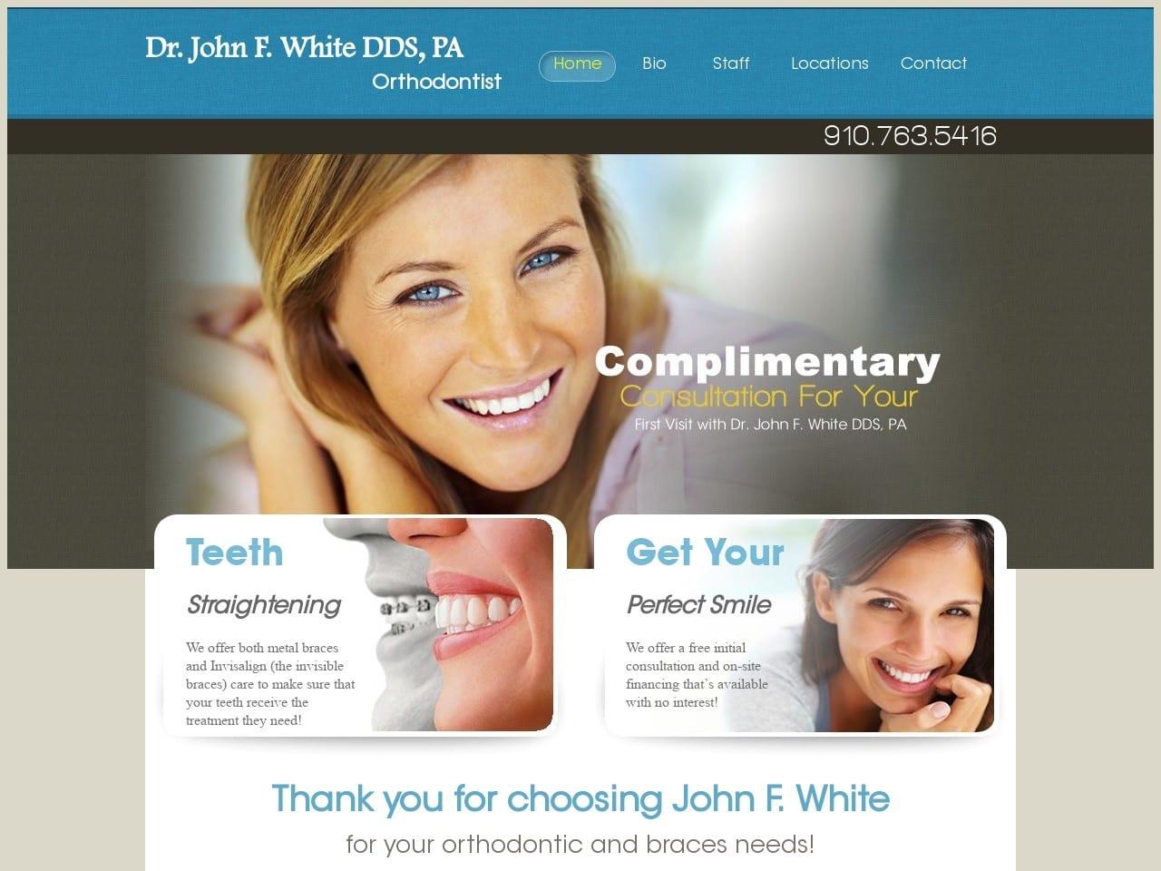 John F White DDS Orthodontics