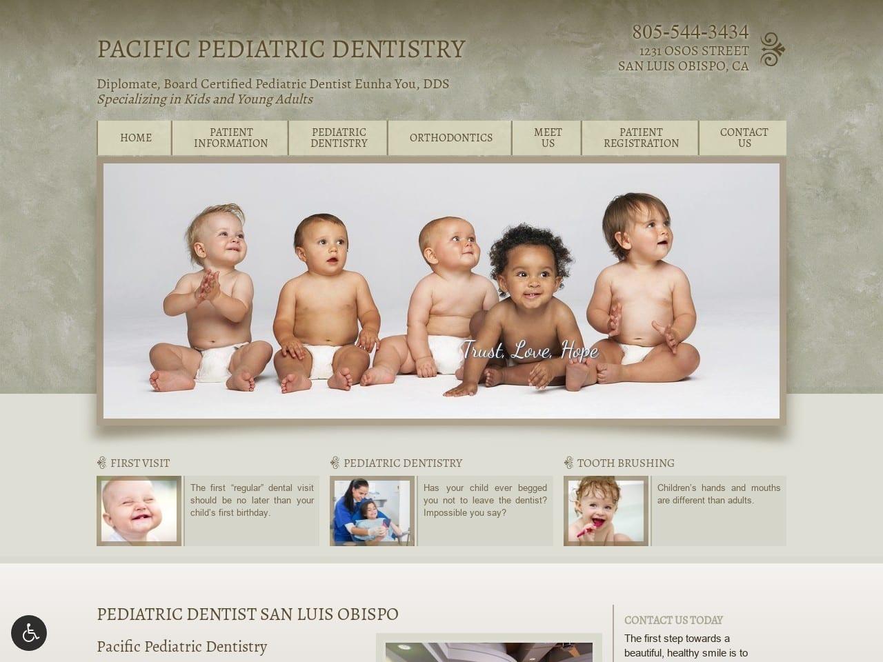 Pacific Pediatric Dentistry screenshot