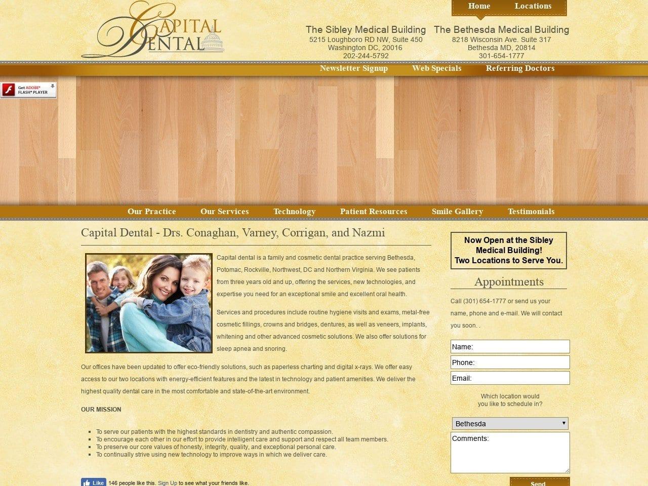 Capital Dental Stephen W. Varney DDS screenshot