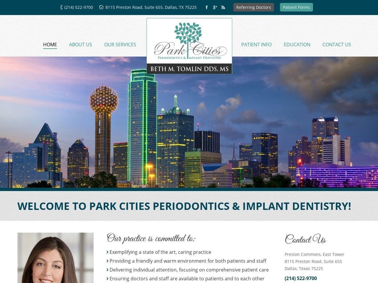 Park Cities Periodontics & Implant Dentistry screenshot