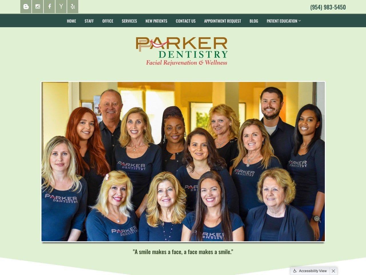 Parker Dentistry screenshot