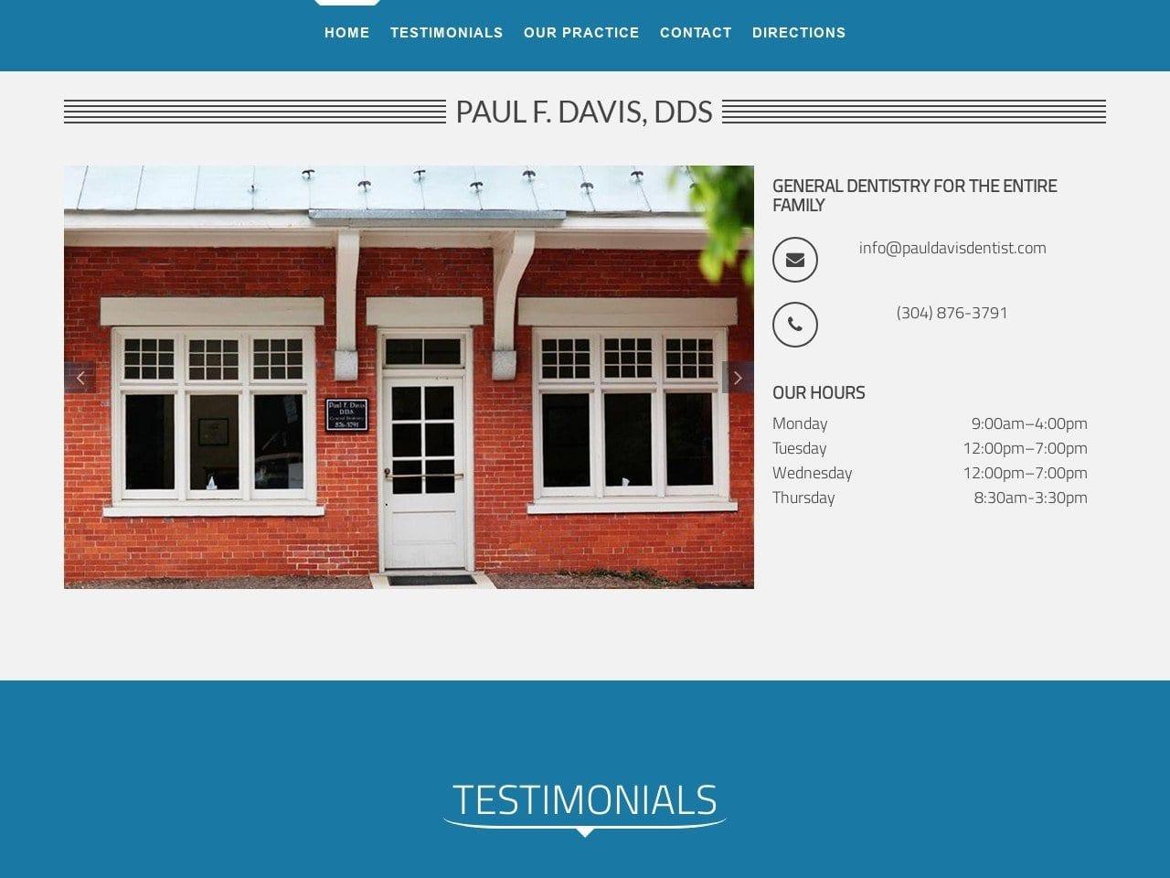 Paul F. Davis DDS