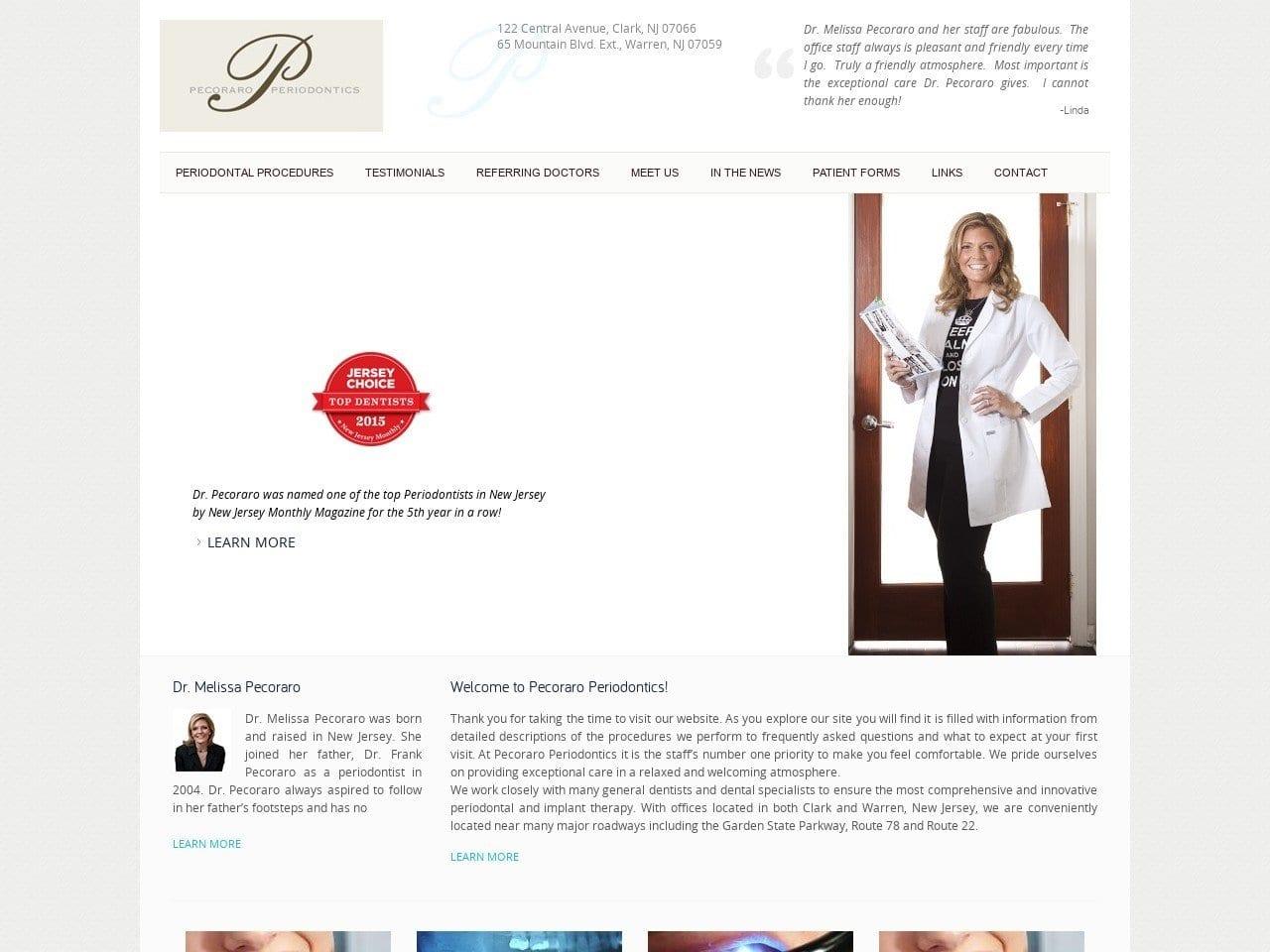 Dr. Melissa L. Pecoraro DMD screenshot