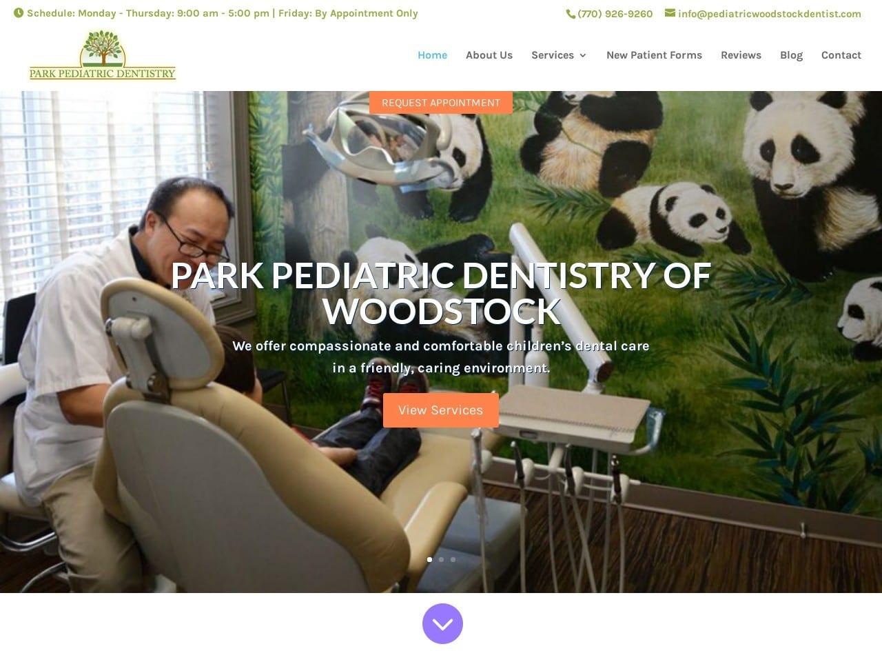 Park Pediatric Dentistry of Woodstock screenshot