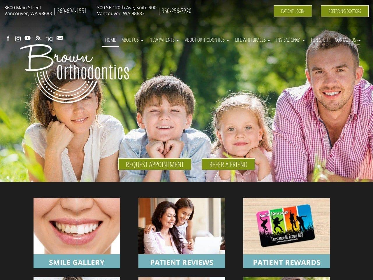 Constance M Brown DDS Orthodontics Exclusively screenshot