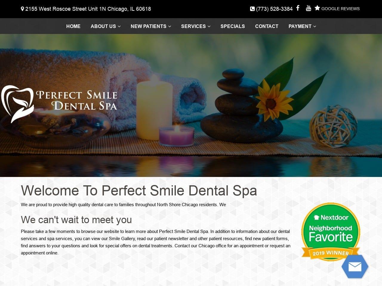 Perfect Smile Dental Spa screenshot