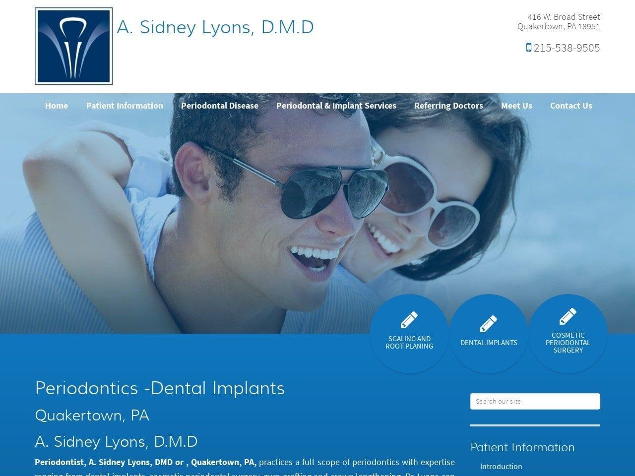 A. Sidney Lyons D.M.D.