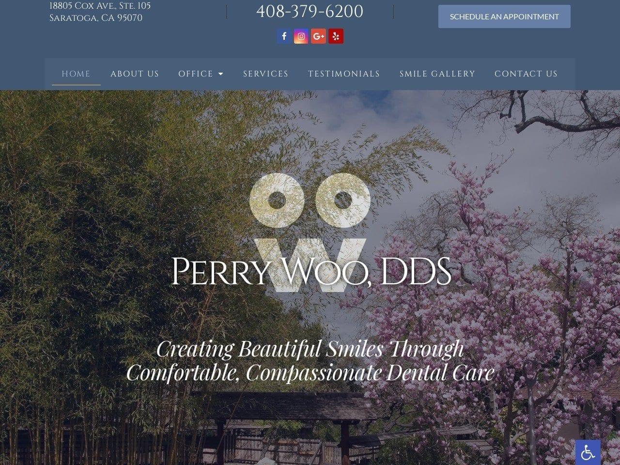 Perry H. Woo DDS screenshot