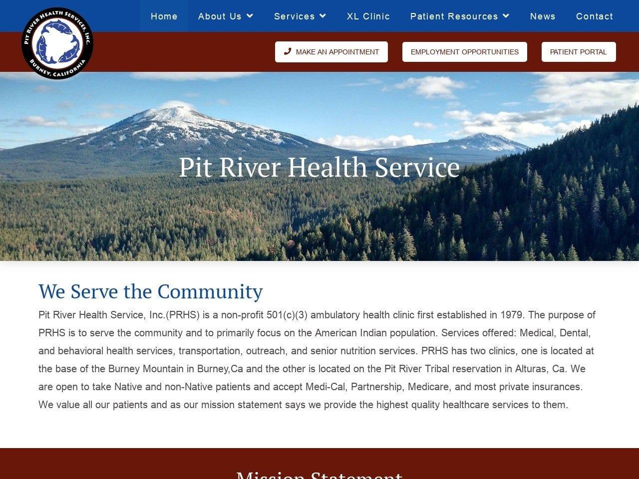 Pit River Health Service Inc. screenshot
