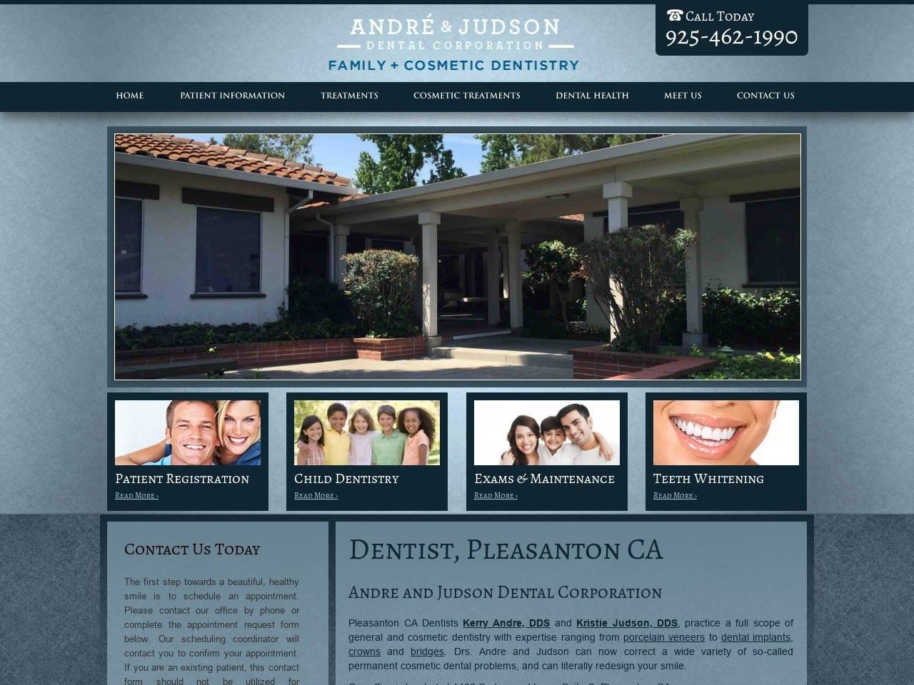 Andre & Judson Dental Corporation screenshot
